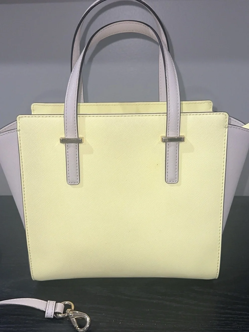 Kate Spade New York Lemonade & Linen Leather Satchel